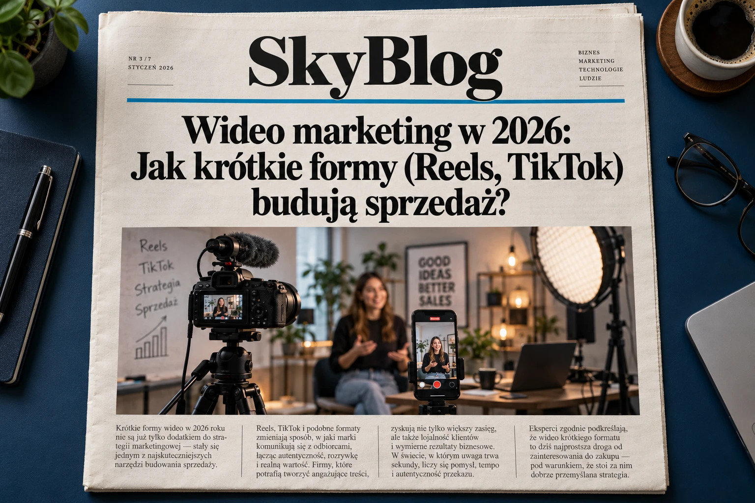 Wideo marketing w 2026: Jak krótkie formy (Reels, TikTok) budują sprzedaż?