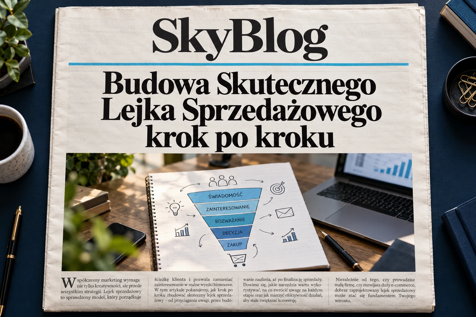 Budowa Skutecznego Lejka Sprzedażowego krok po kroku