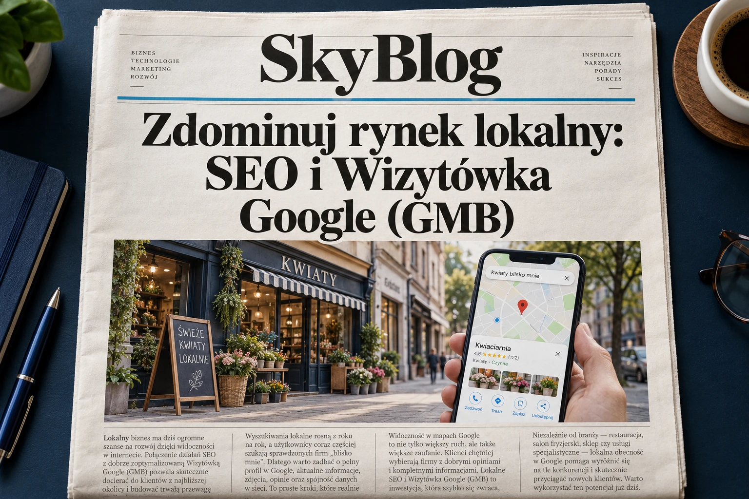 Zdominuj rynek lokalny: SEO i Wizytówka Google (GMB)
