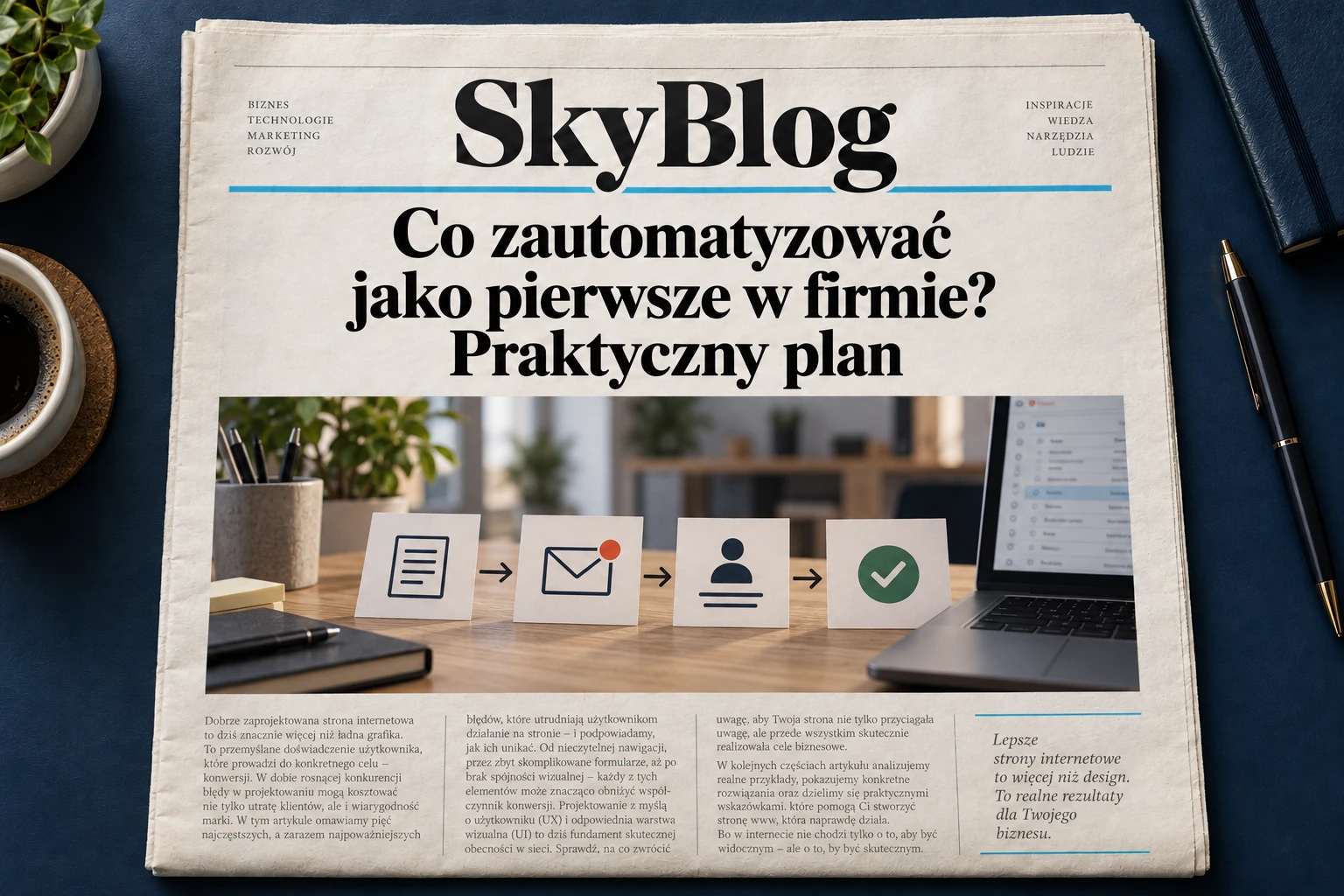Co zautomatyzować jako pierwsze w firmie? Praktyczny plan